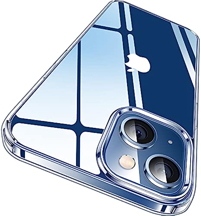 CASEKOO Crystal Clear Designed for iPhone 13 Case, [Not Yellowing] [Military Grade Drop Protection] Shockproof Protective Phone Case 6.1 inch 2021 (Clear)