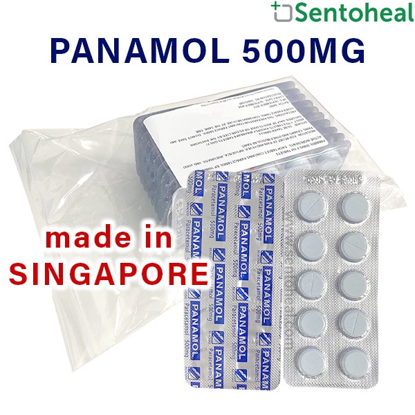 PANAMOL (MFG: SG)/ UPHAMOL (MFG:MY) (Halal certified) (Paracetamol) 500mg Tablet 100s/pack/ Panadol