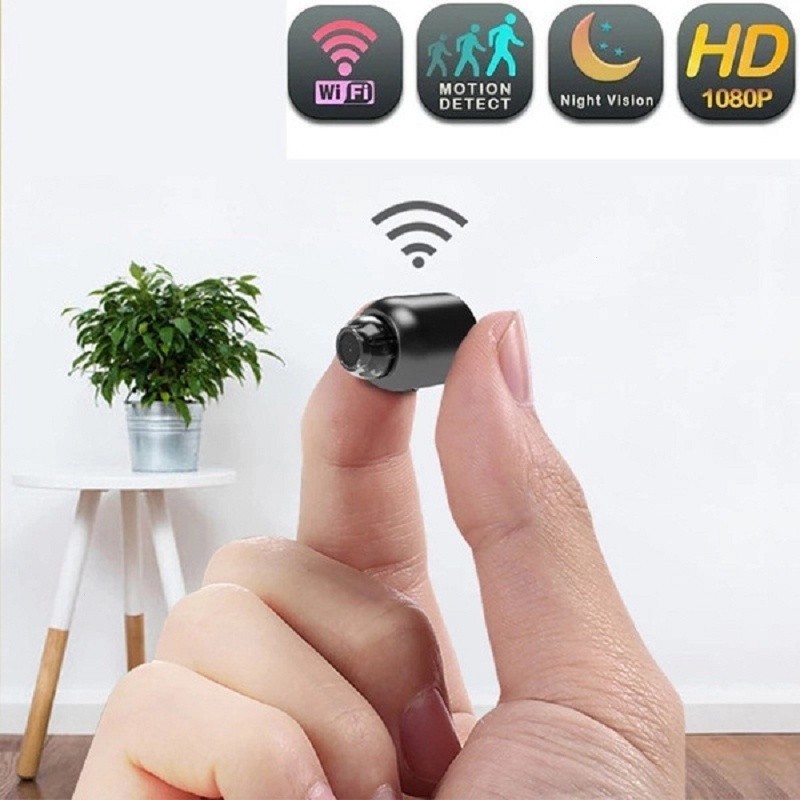 Mini Wireless Video Camera Night Vision Micro Ip 1080P Ultra Clear Surveillance Monitor Security CCTV Home Remote Monitoring Mini Camera Security Surveillance