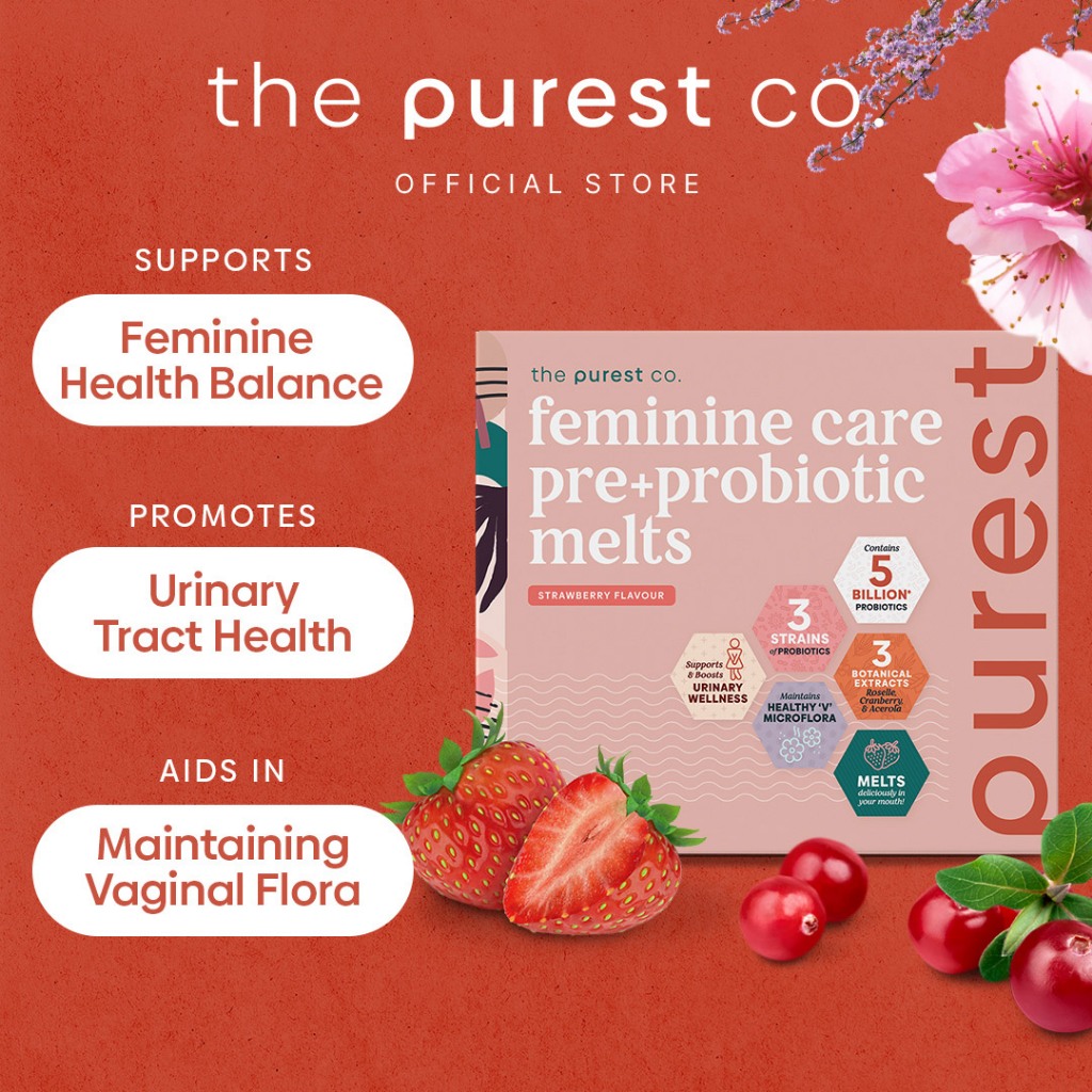 Purest Co Feminine Care Pre+Probiotic Melts (Feminine Health & Balance)